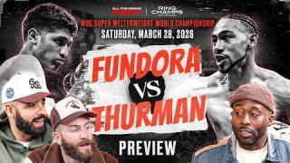 Embedded thumbnail for Caleb Plant&amp;#039;s Keys to Victory for Fundora vs. Thurman | ATS RING CHAMPS w/ Ak &amp;amp; Barak
